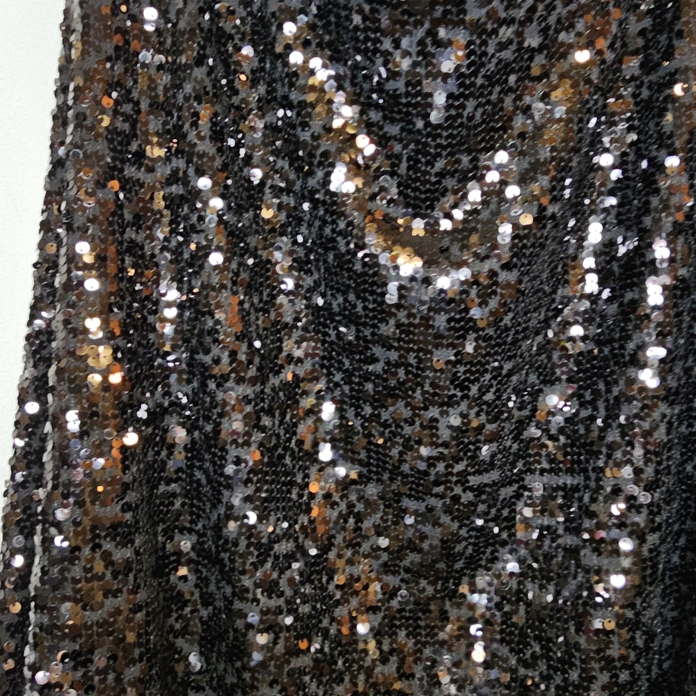 Avenue Sparkling Black A-Line Skirt - Picture 3 of 5